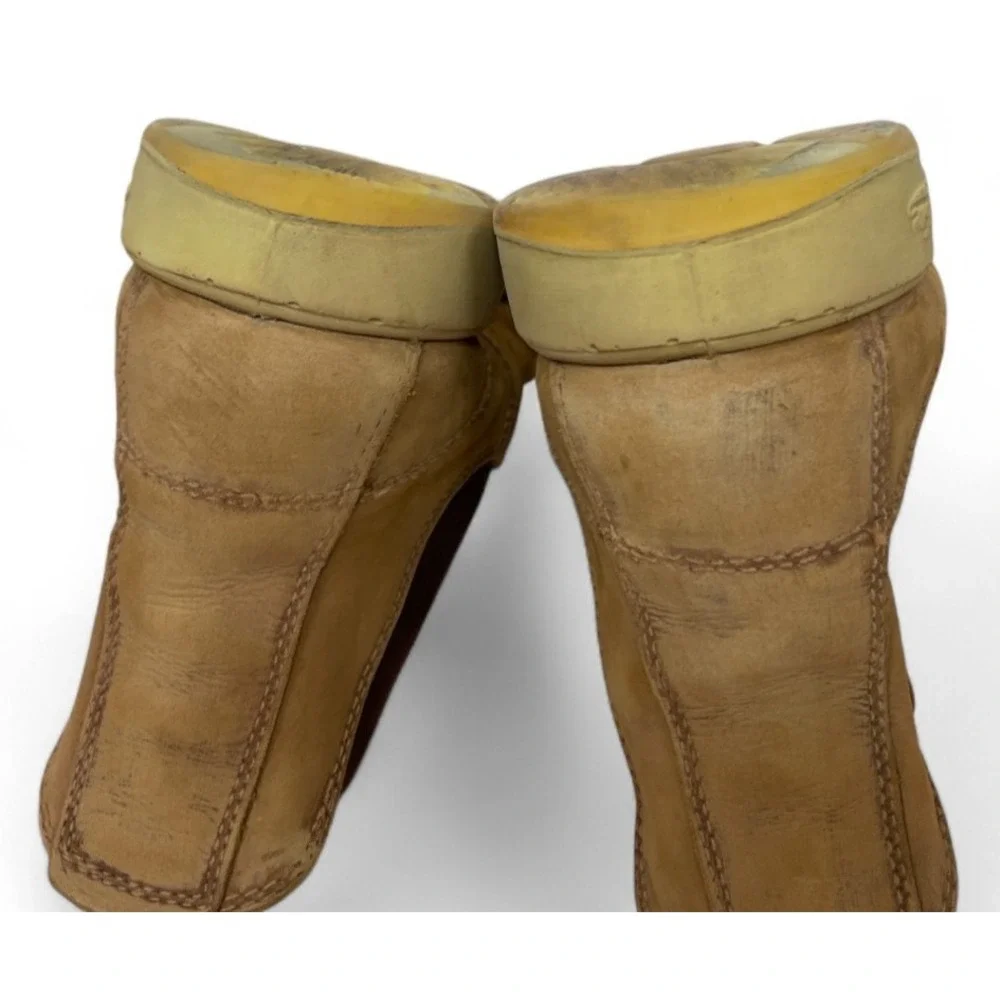 Blundstone 1320 Chelsea Boots Beige Tan Brown 11 Suede